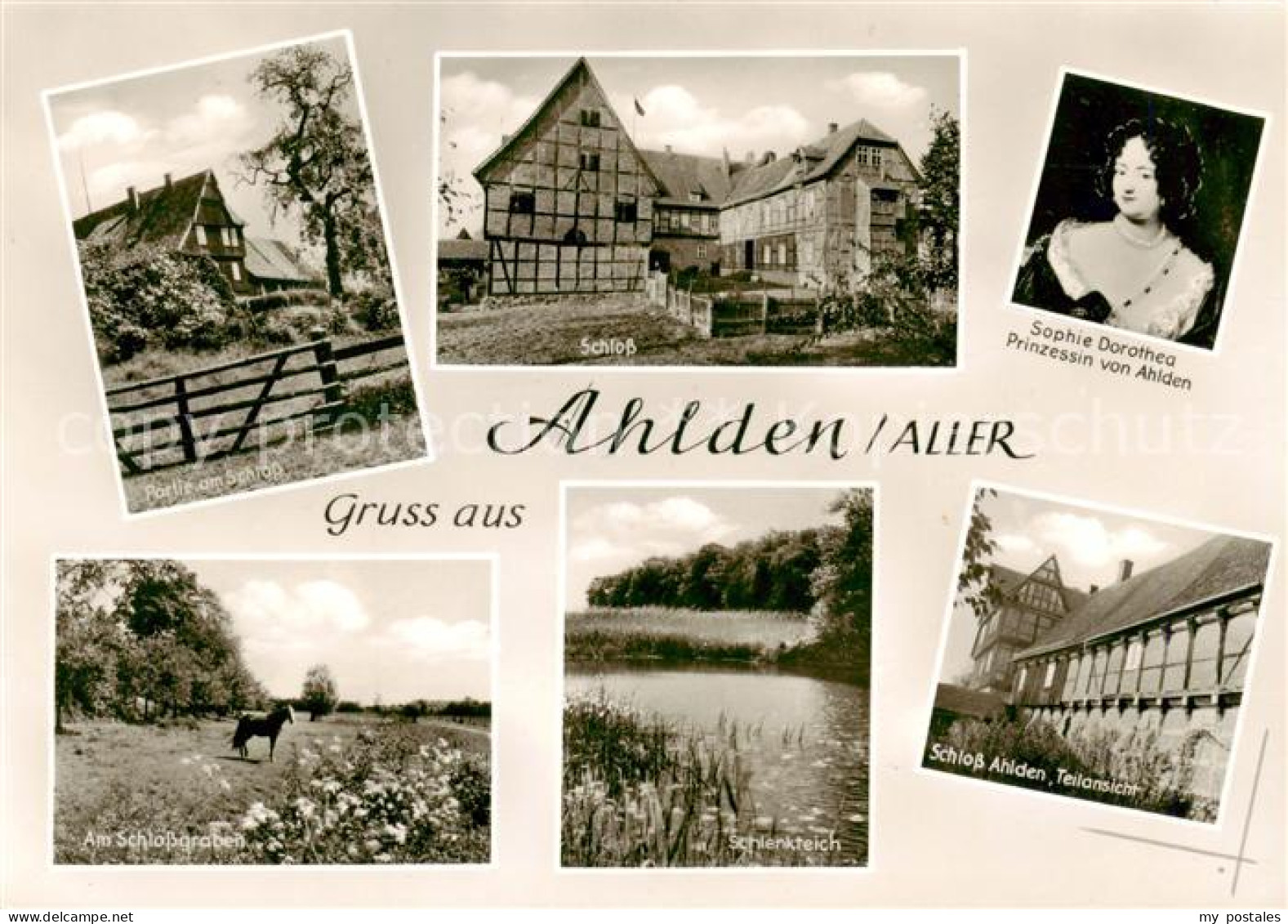 73864982 Ahlden Aller Schlosspartie Schloss Sophie Dorothea Prinzessin Von Ahlde - Other & Unclassified