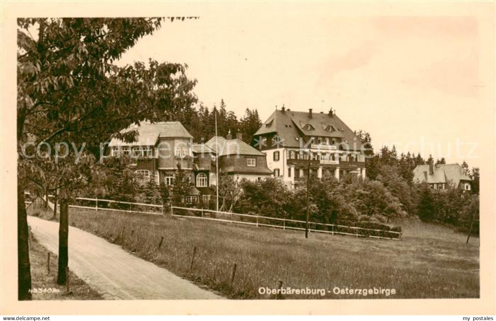 73796968 Oberbaerenburg Baerenburg Hotel Hermannshoehe Cafe Pension Oberbaerenbu - Altenberg