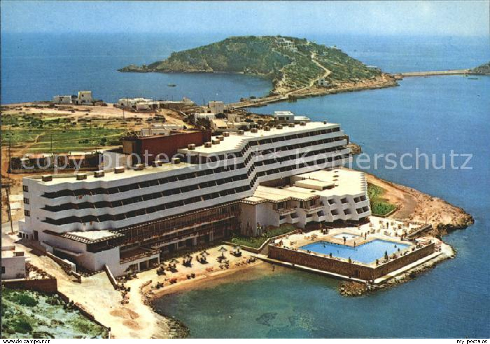 72920894 Ibiza Islas Baleares Hotel El Corso An Der Kueste Fliegeraufnahme Ibiza - Sonstige & Ohne Zuordnung