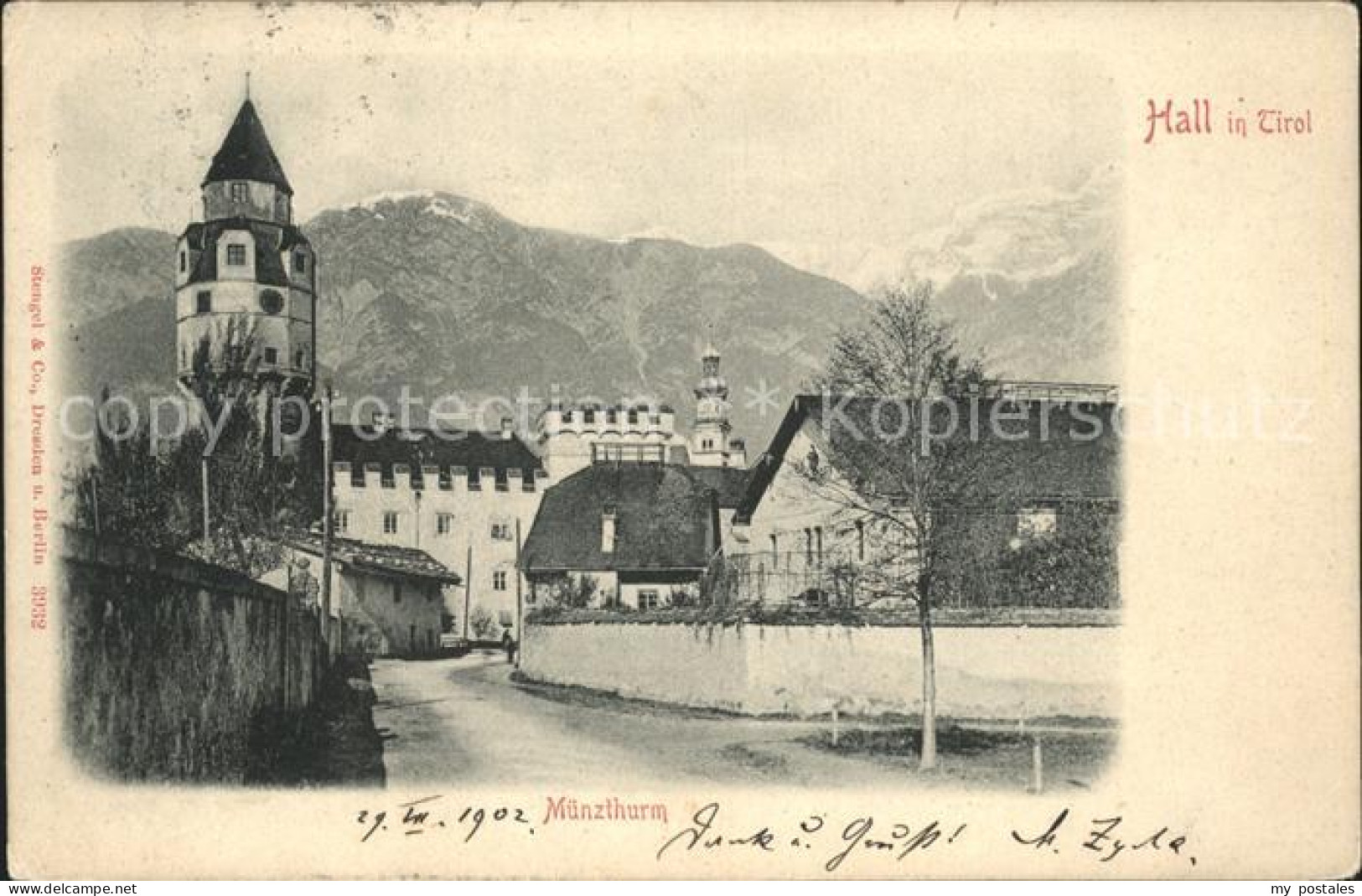 72920787 Hall Tirol Muenzturm Hall In Tirol - Andere & Zonder Classificatie