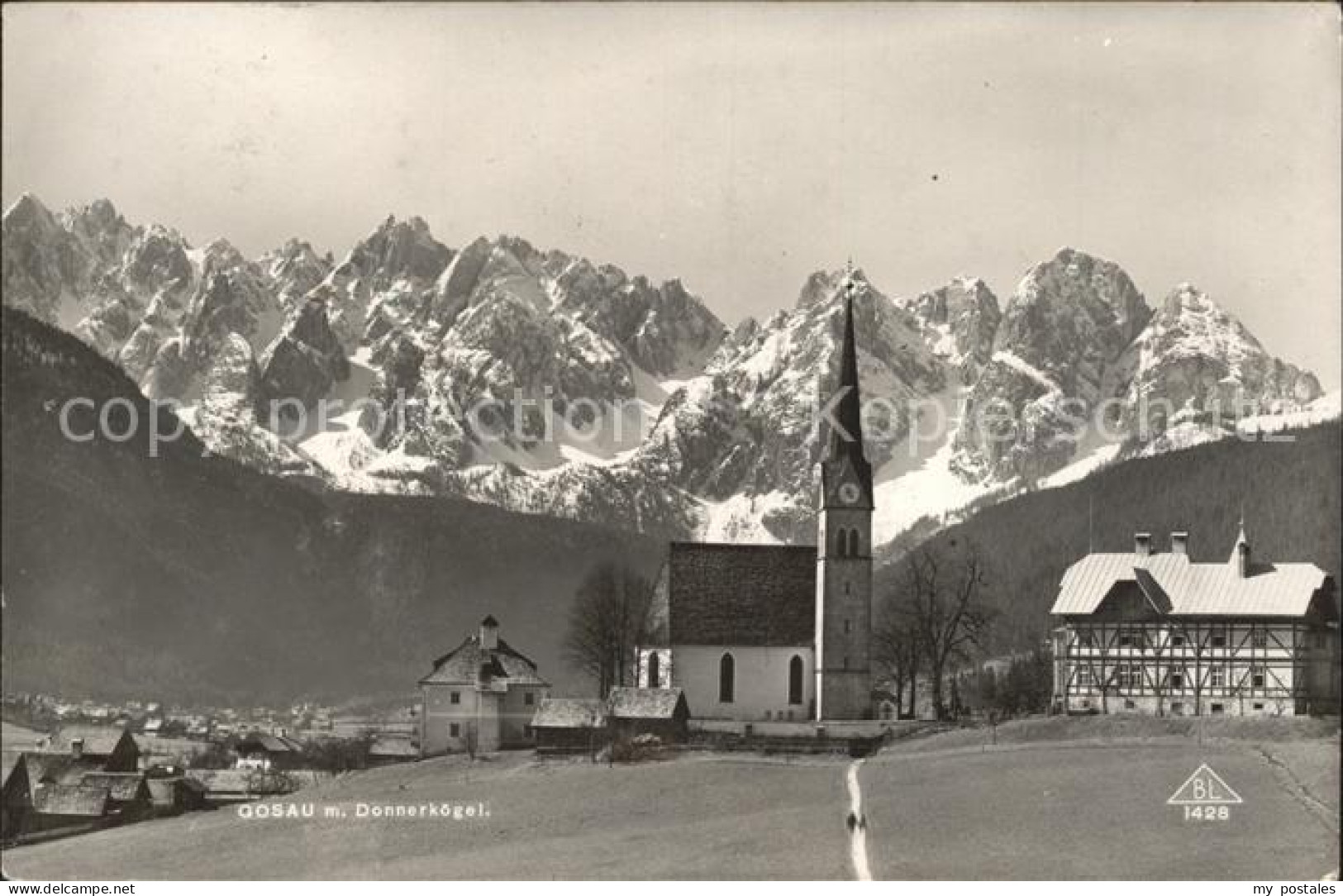 72920770 Gosau Oberoesterreich Donnerkoegel Kirche Gosau Salzkammergut - Sonstige & Ohne Zuordnung