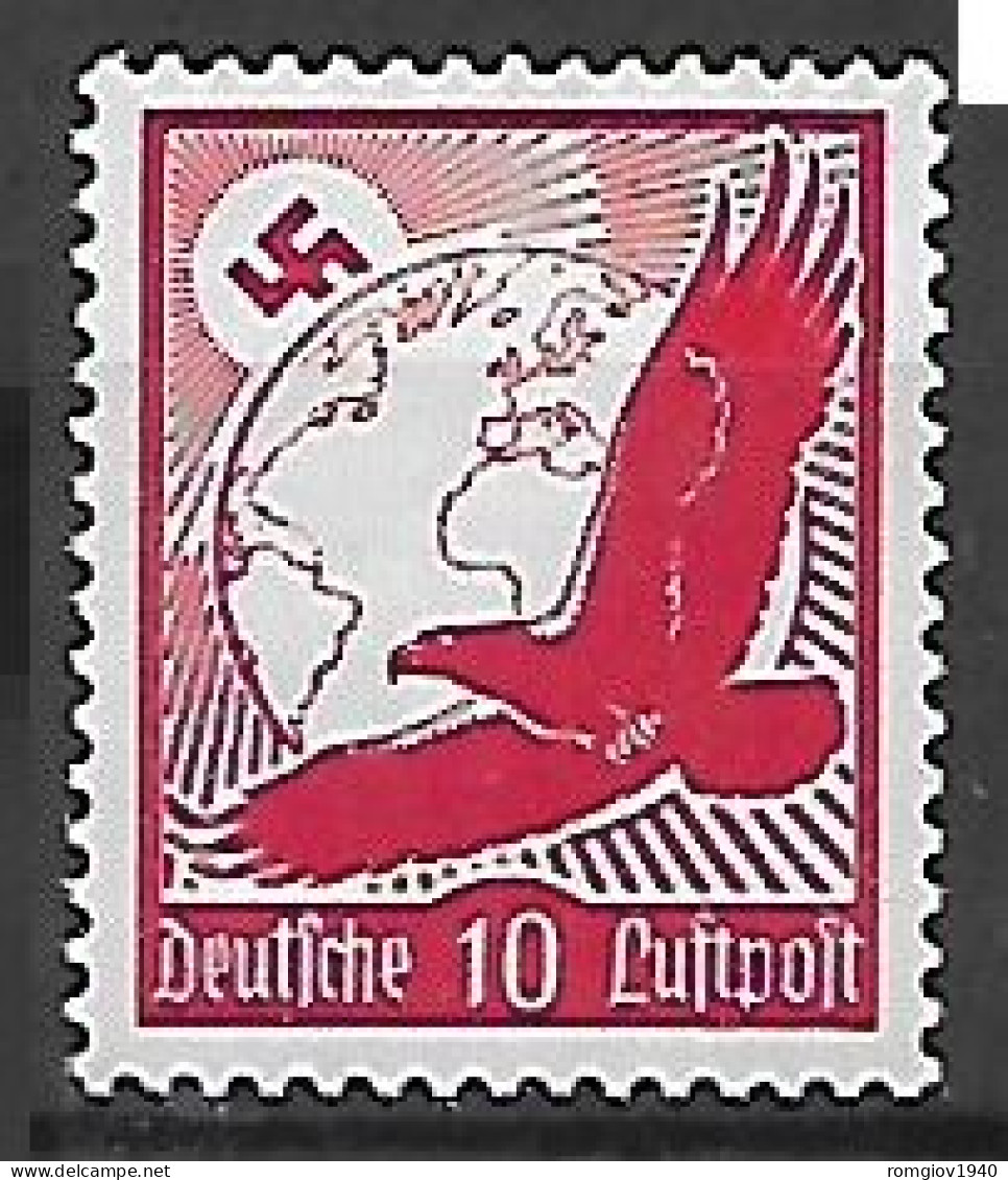 GERMANIA REICH  TERZO REICH  1934 POSTA AEREA AQUILA IN VOLO  UNIF. 44 MNH XF - Nuovi