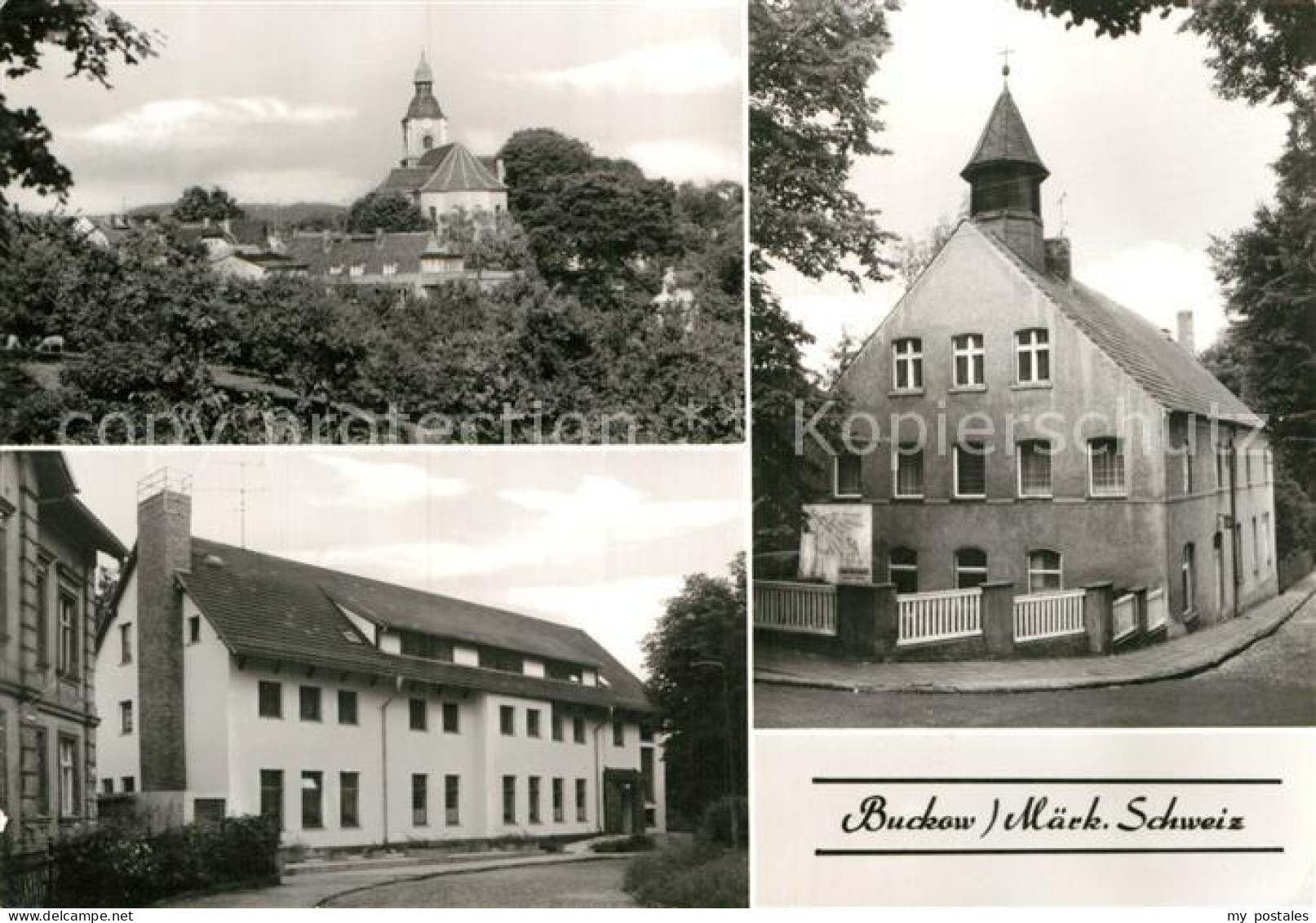 72920461 Buckow Maerkische Schweiz Evangelische Kirche Katholisches Pfarrhaus  B - Sonstige & Ohne Zuordnung