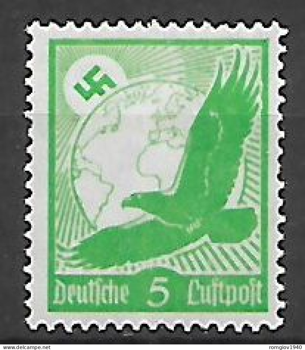 GERMANIA REICH  TERZO REICH  1934 POSTA AEREA AQUILA IN VOLO  UNIF. 43  MNH XF - Unused Stamps
