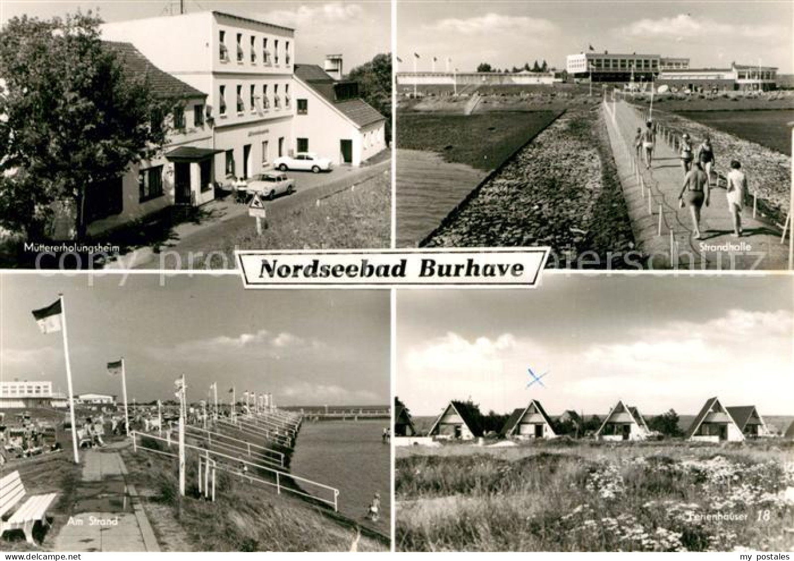 72920401 Burhave Muettererholungsheim Strandhalle Strand Burhave - Altri & Non Classificati