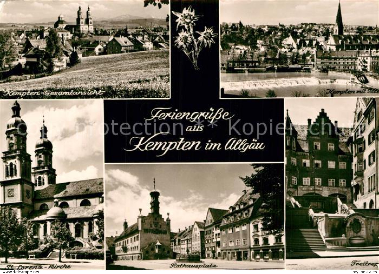 72920395 Kempten Allgaeu Illerpartie Freitreppe St. Lorenz-Kirche Kempten (Allga - Kempten