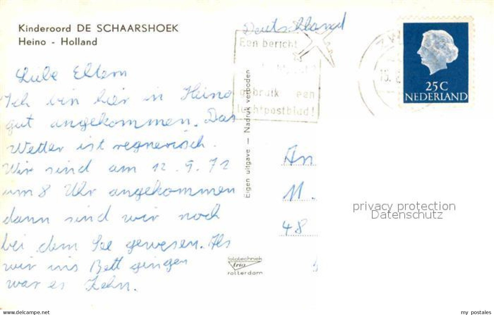 72919907 Heino Kinderoord De Schaarshoek Heino - Andere & Zonder Classificatie