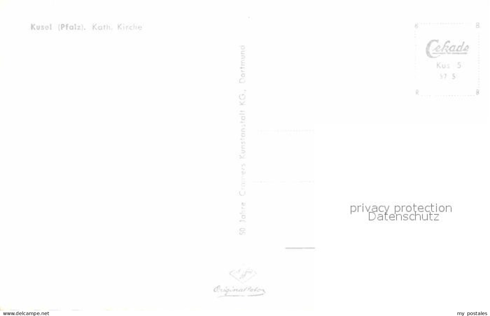 72919837 Kusel Kath Kirche Kusel - Andere & Zonder Classificatie