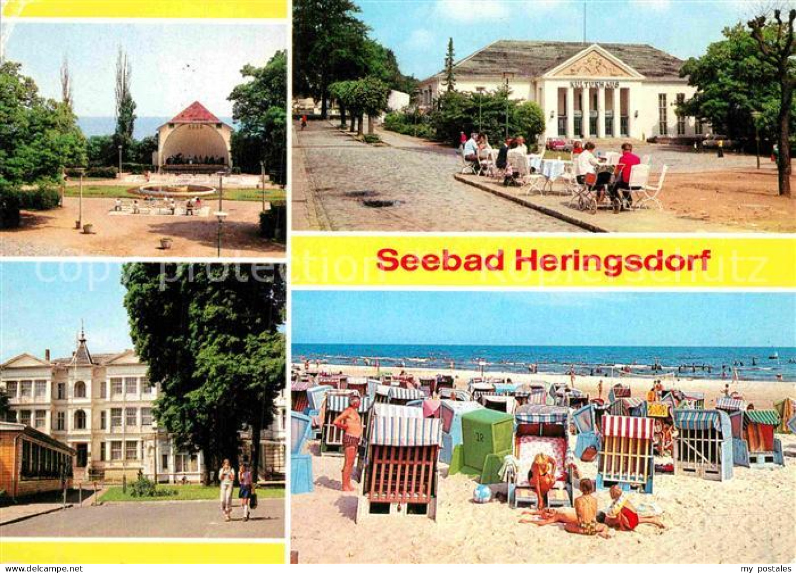 72919655 Heringsdorf Ostseebad Usedom Konzertplatz Kulturhaus FDGB Erholungsheim - Altri & Non Classificati