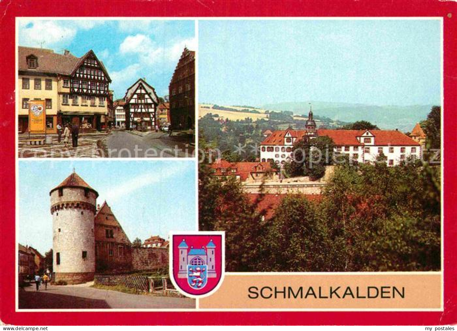 72919639 Schmalkalden Altmarkt Pulverturm Schloss Wilhelmsburg Schmalkalden - Schmalkalden