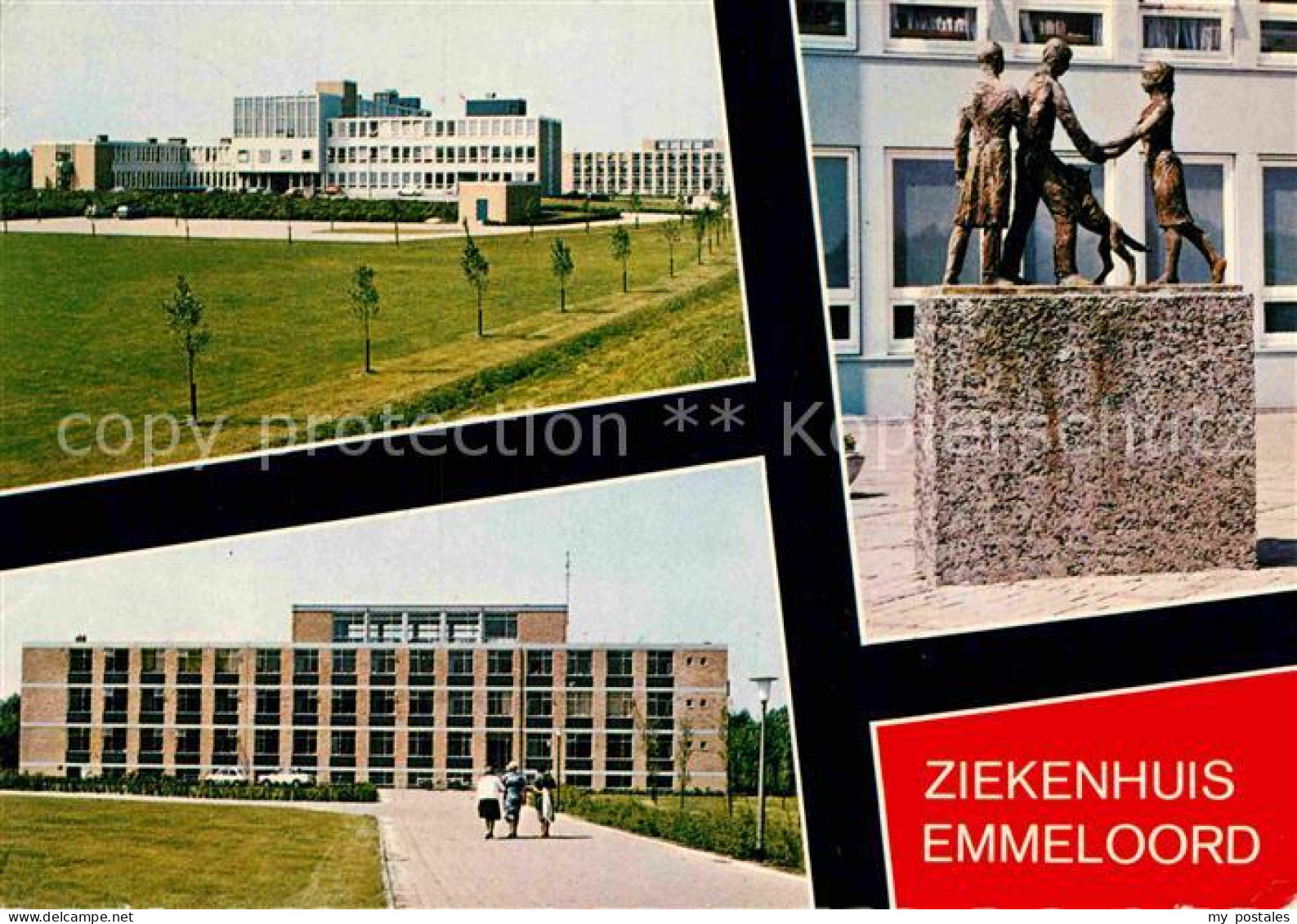 72919612 Emmeloord Dr Jansen Ziekenhuis Skulpturen  - Other & Unclassified