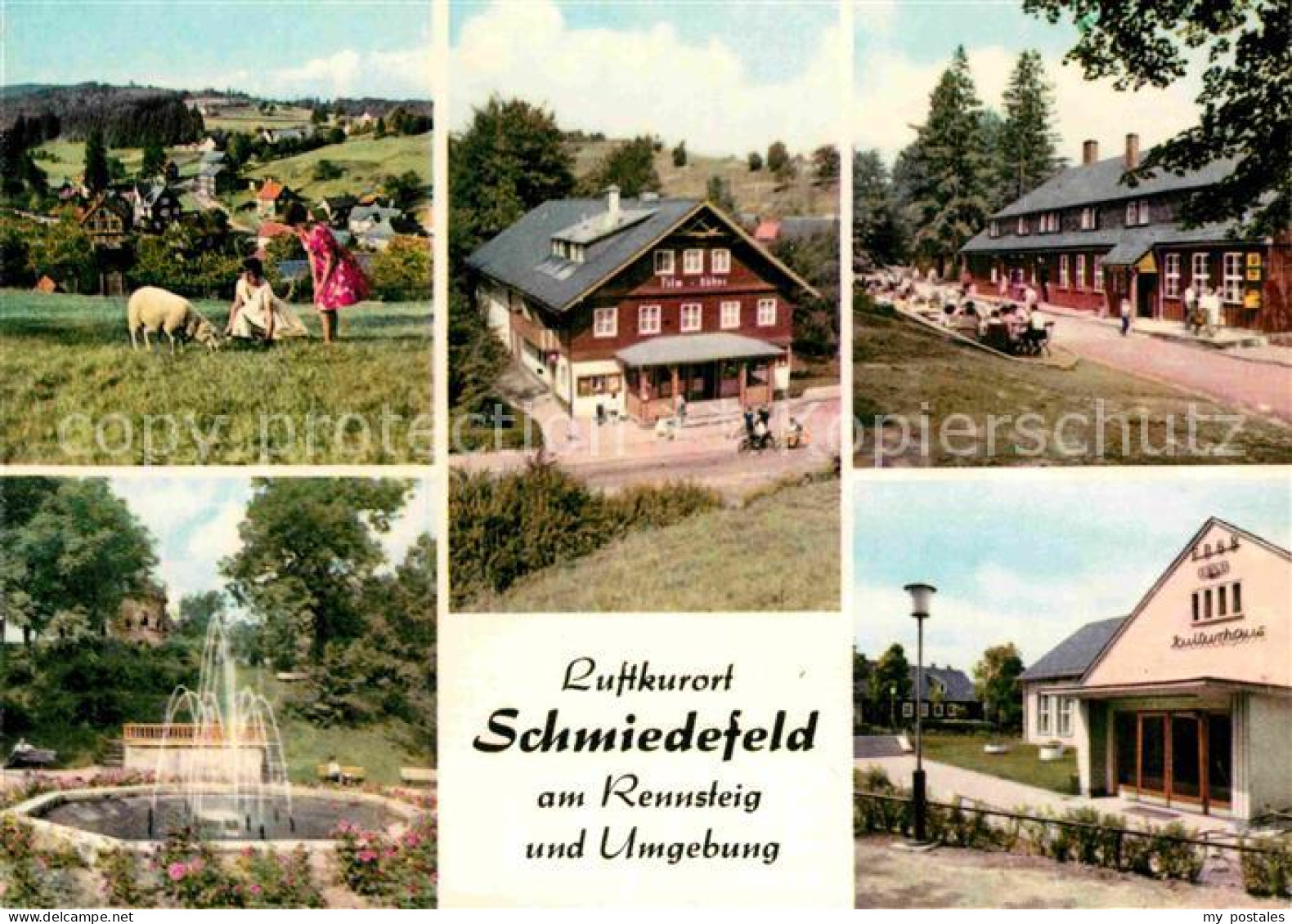 72919600 Schmiedefeld Rennsteig Blick Auf Vesser Filmbuehne Stutenhaus Kuranlage - Altri & Non Classificati