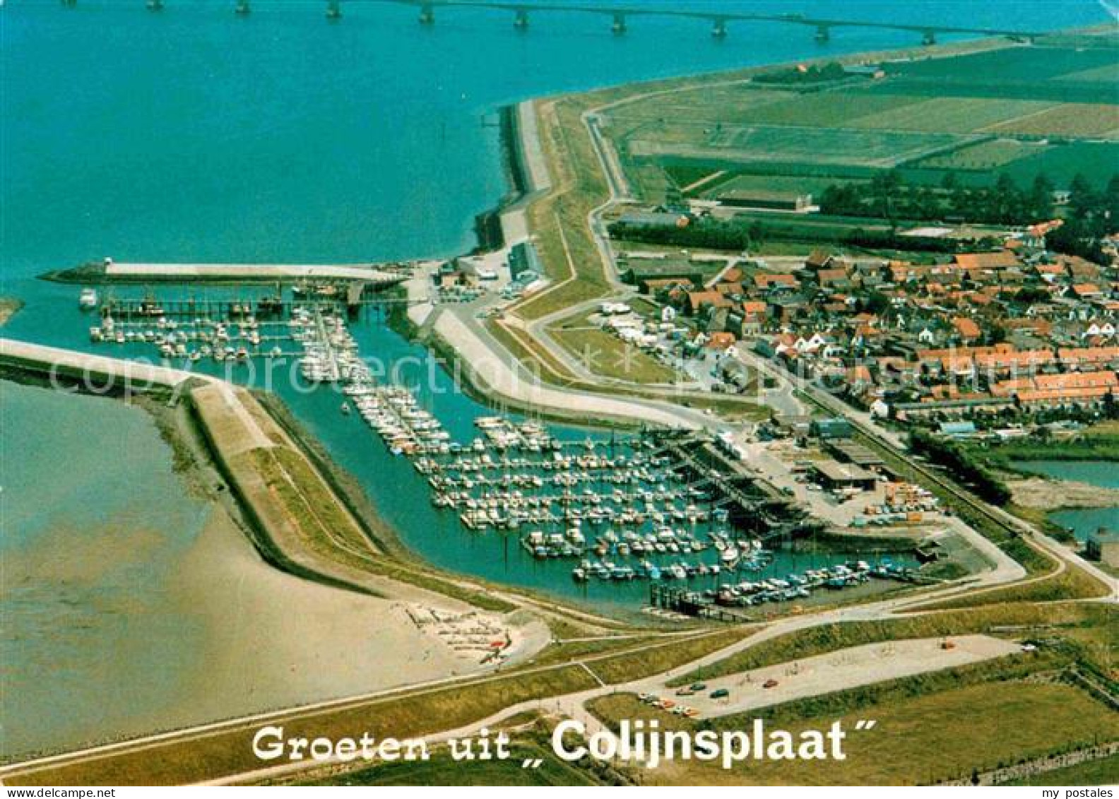 72919588 Colijnsplaat Hafen Fliegeraufnahme  - Altri & Non Classificati