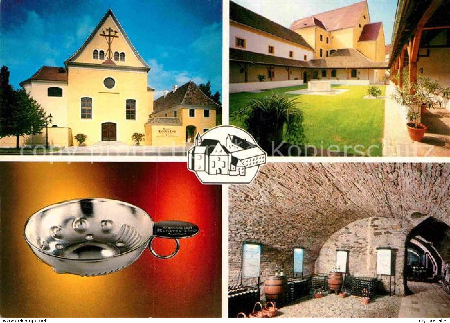 72919566 Stein Krems Weinkolleg Kloster Und Kreuzgang Weinkostschale Weinkostkel - Autres & Non Classés