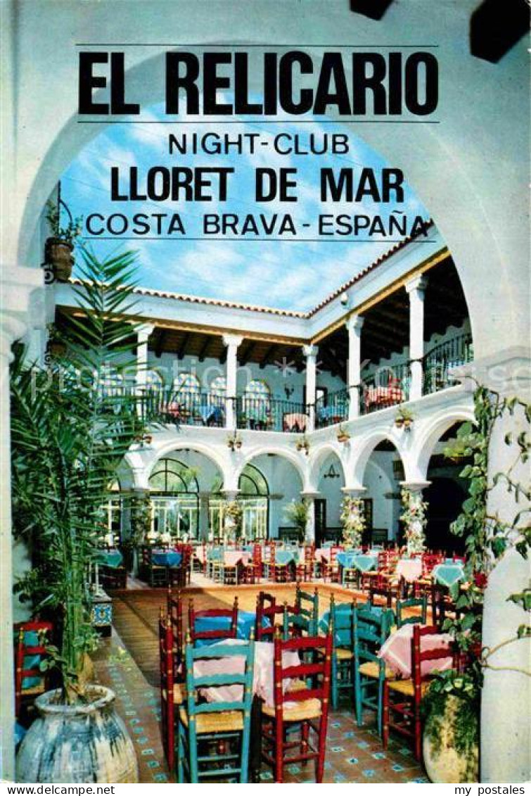 72919565 Lloret De Mar Night Club El Relicario Costa Brava Spanien - Andere & Zonder Classificatie