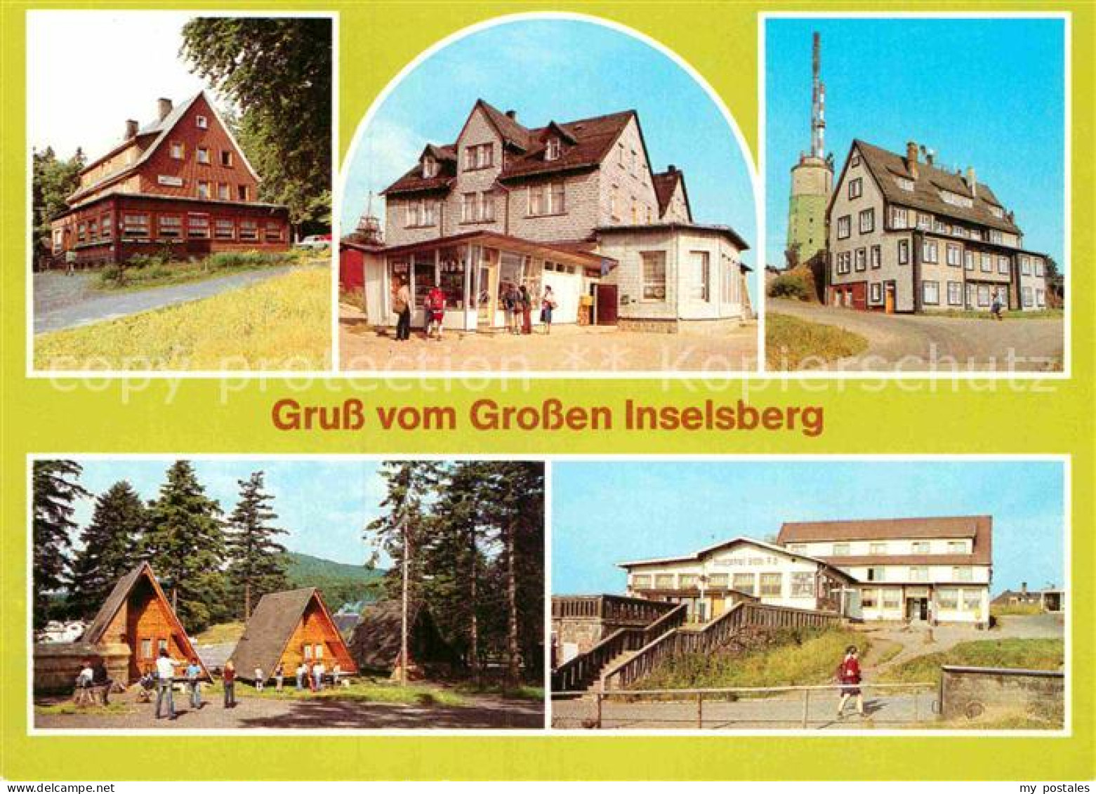 72919552 Grosser Inselsberg Ferienheim Haus Am Reitstein HO Gaststaette Jugendhe - Altri & Non Classificati