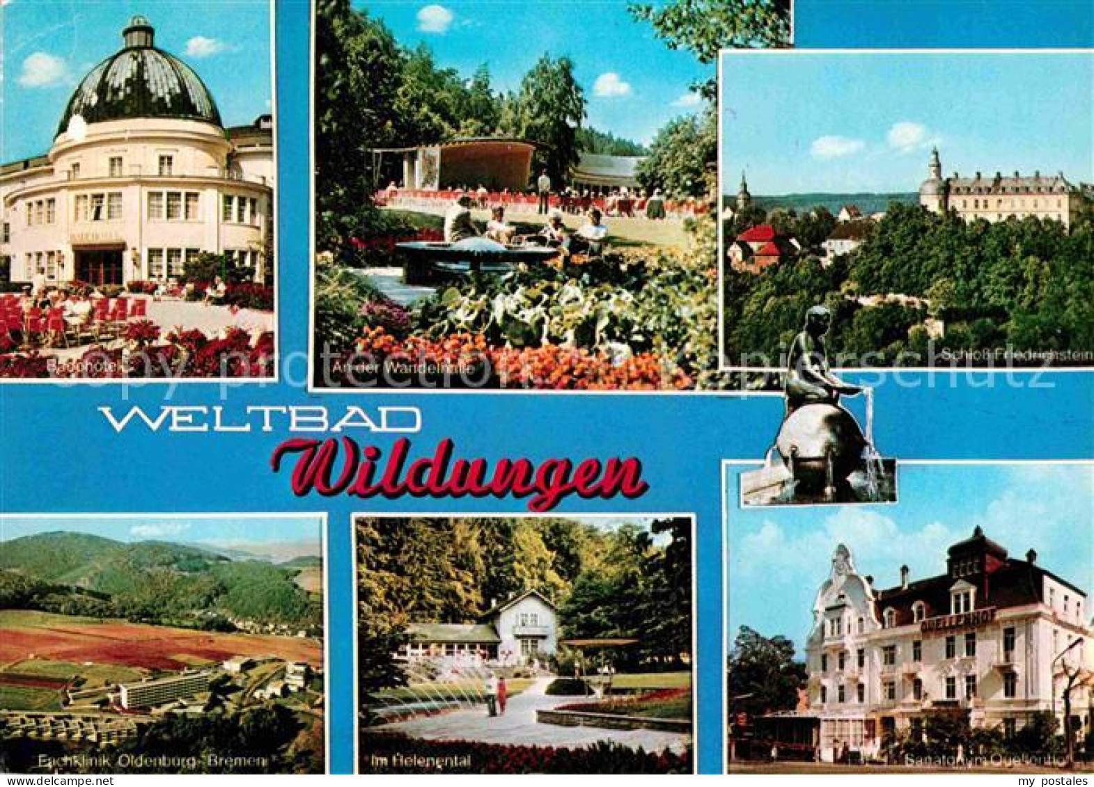 72919352 Bad Wildungen Badehotel Sanatorium Quellenhof Schloss Friedrichstein  A - Bad Wildungen