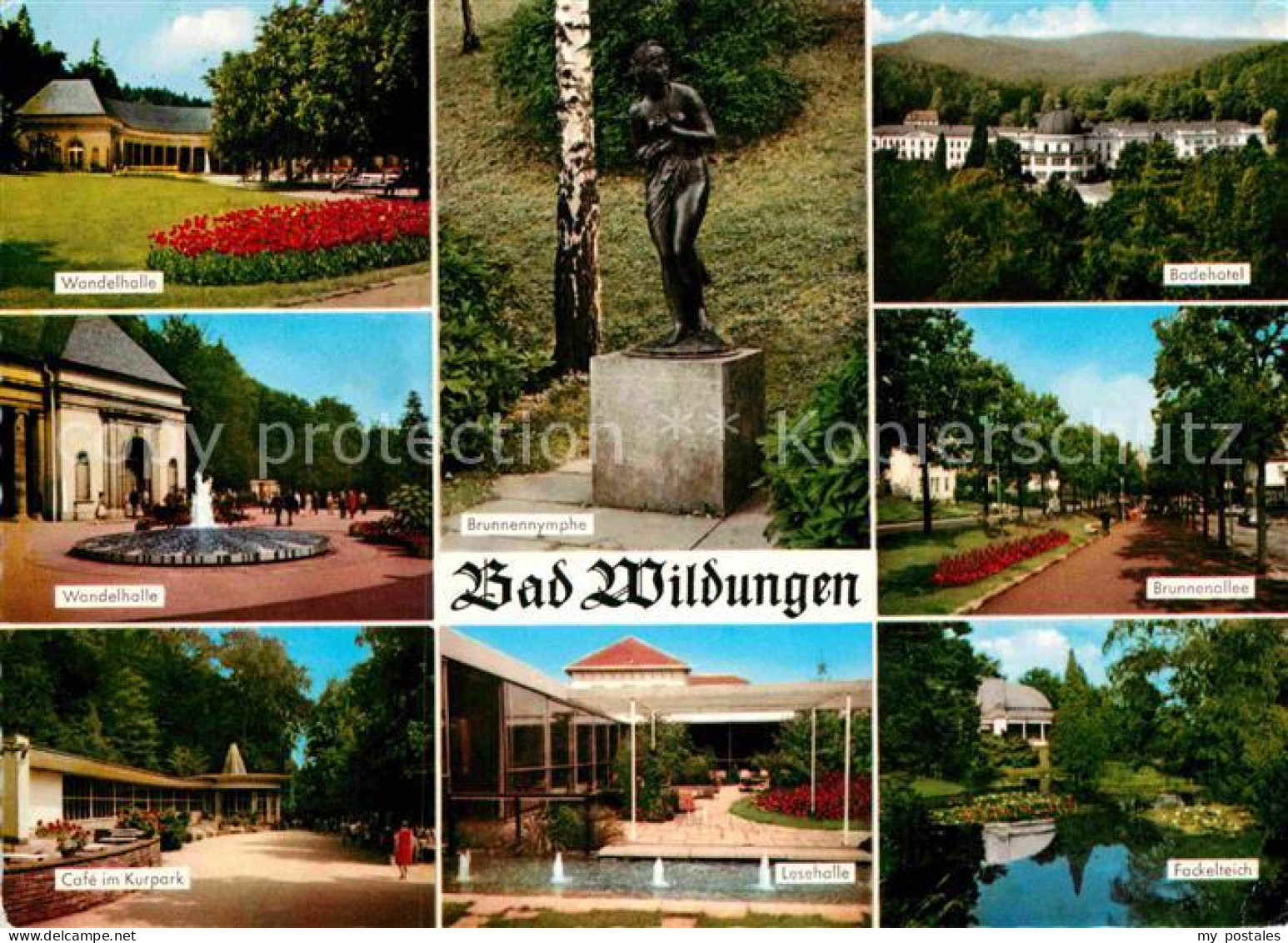 72919351 Bad Wildungen Brunnennymphe Fackelteich Lesehalle Cafe  Albertshausen - Bad Wildungen