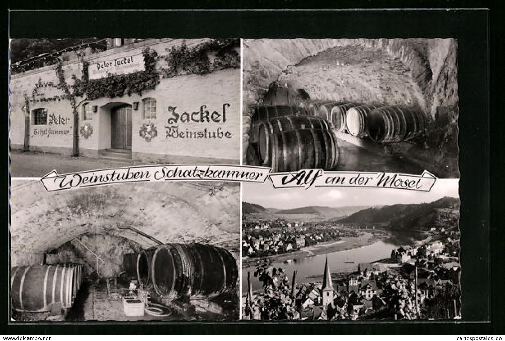 AK Alf /Mosel, Weinstuben Schatzkammer, Ortsansicht  - Andere & Zonder Classificatie