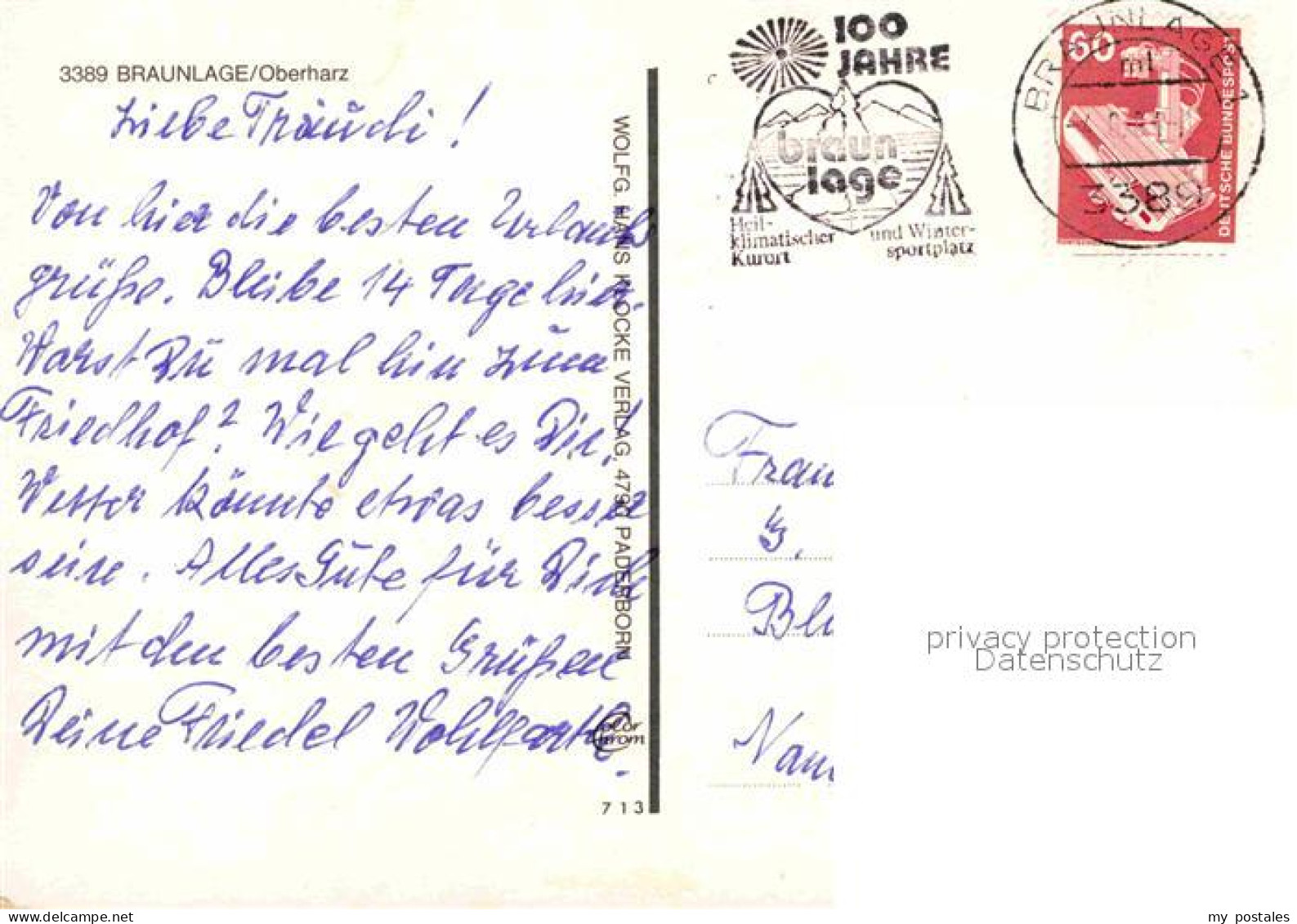 72919237 Braunlage Eichhoernchen-Brunnen Bode-Faelle Fliegeraufnahme Braunlage - Altri & Non Classificati