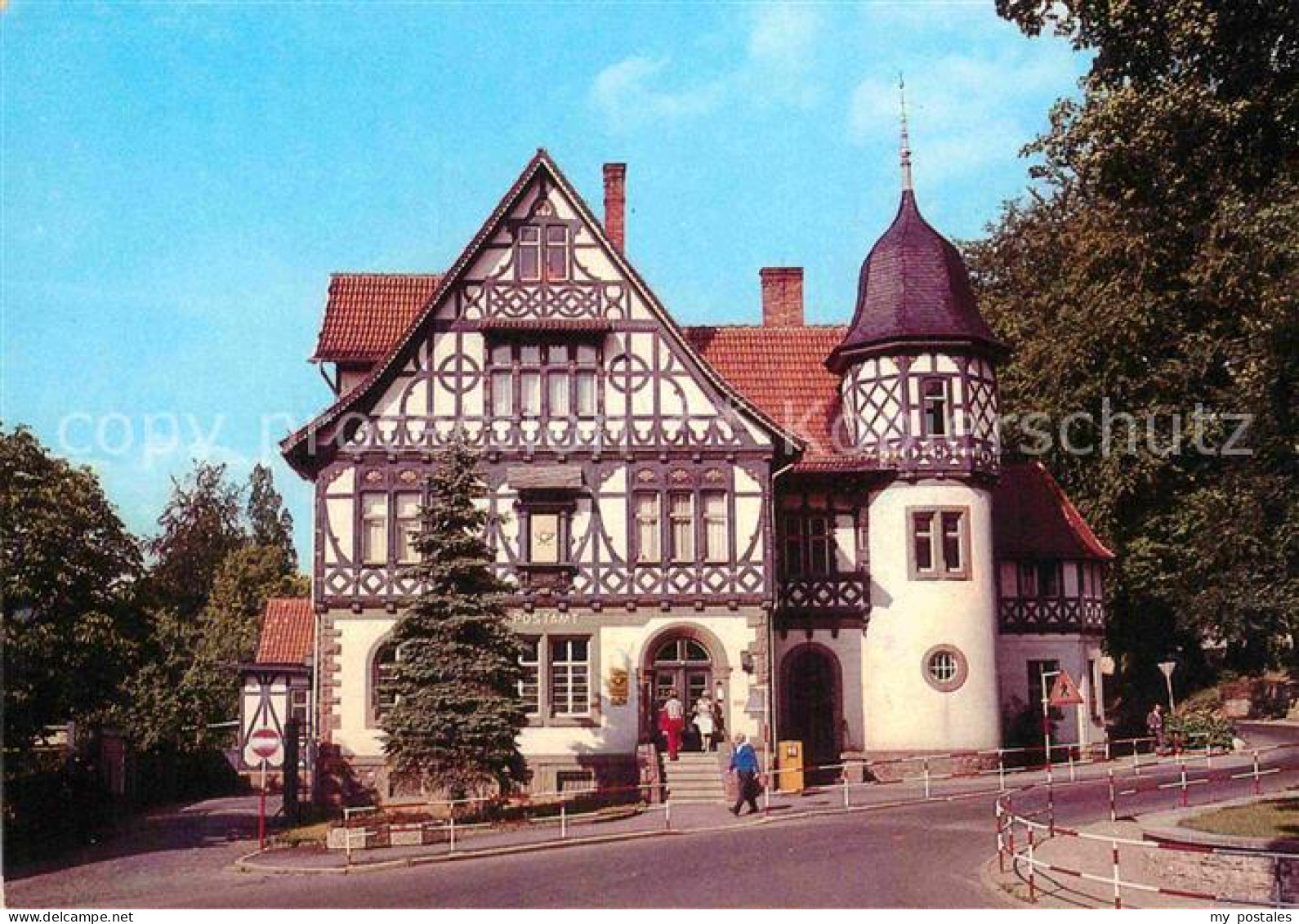 72918585 Bad Liebenstein Postamt Fachwerkhaus Bad Liebenstein - Bad Liebenstein