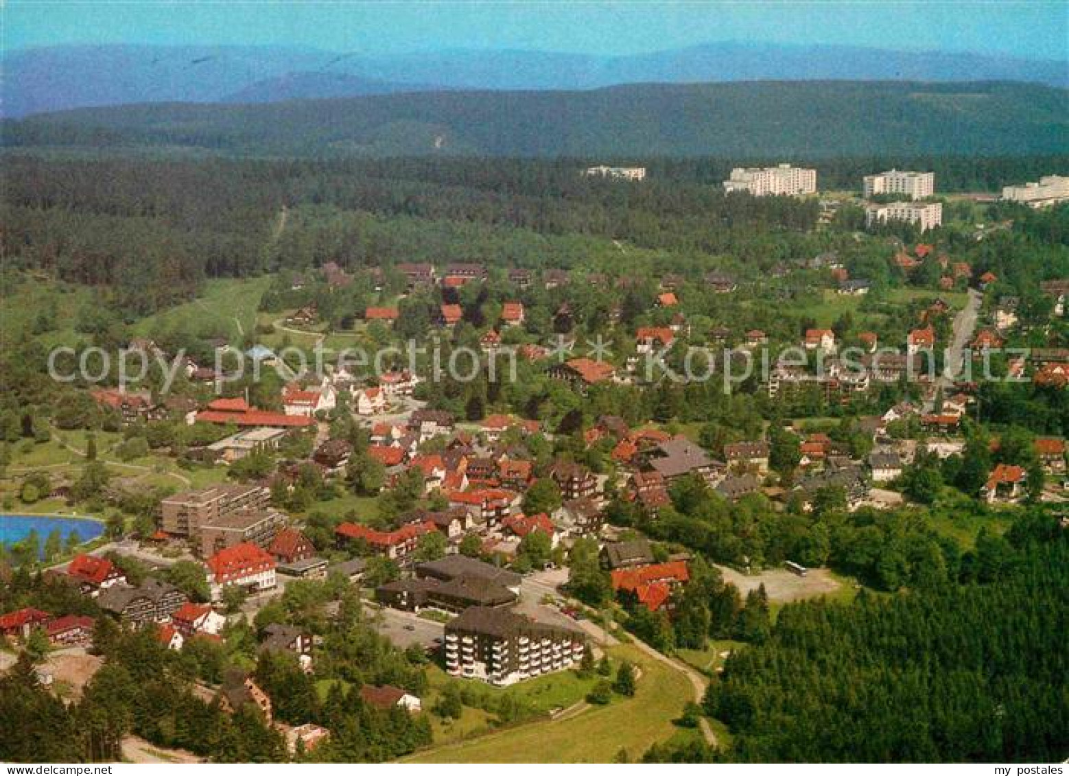 72918532 Hahnenklee-Bockswiese Harz Kurort Fliegeraufnahme Hahnenklee - Goslar