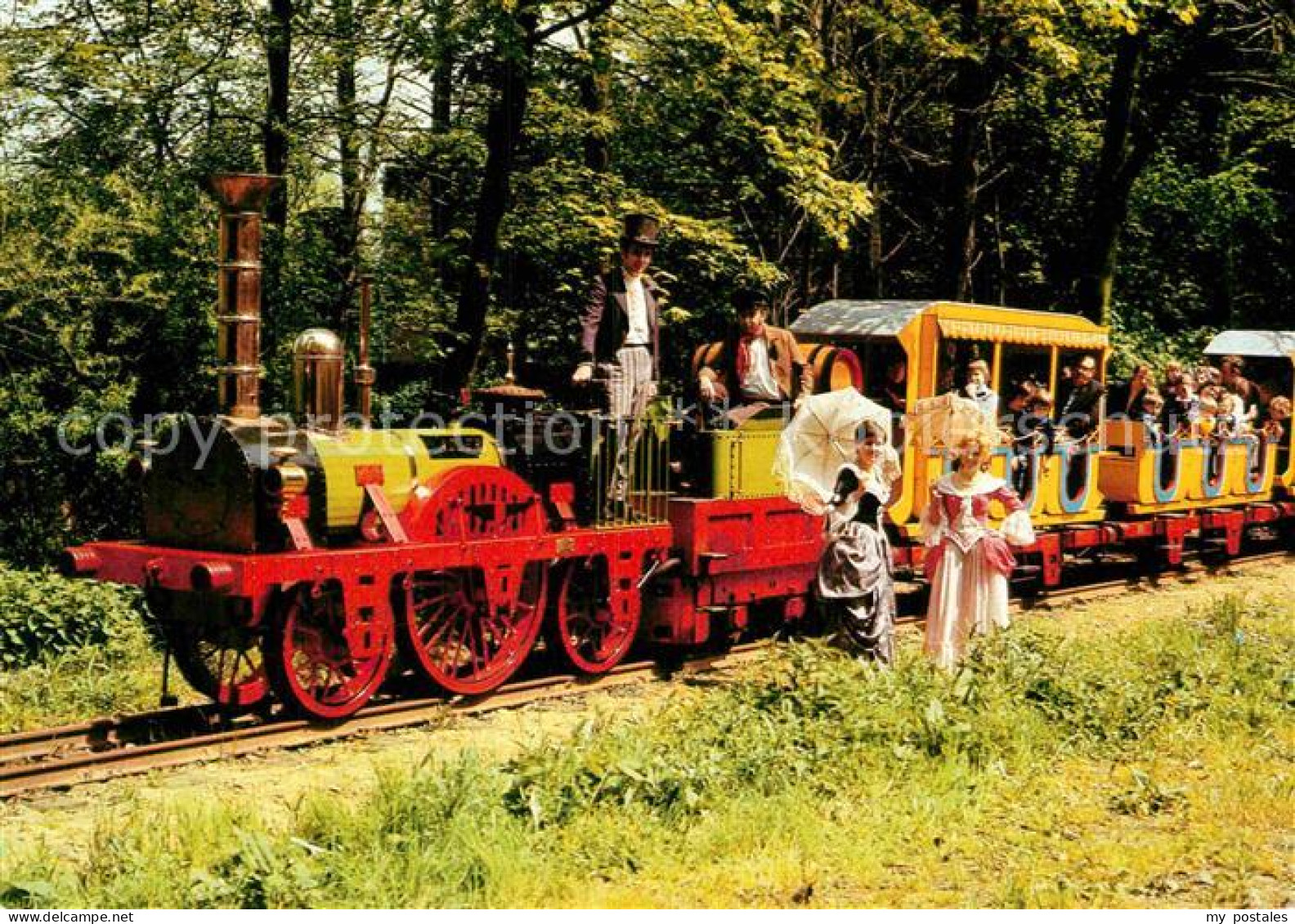 72918082 Goerlitz Sachsen Goerlitzer Oldtimer Pioniereisenbahn Personen Historis - Görlitz