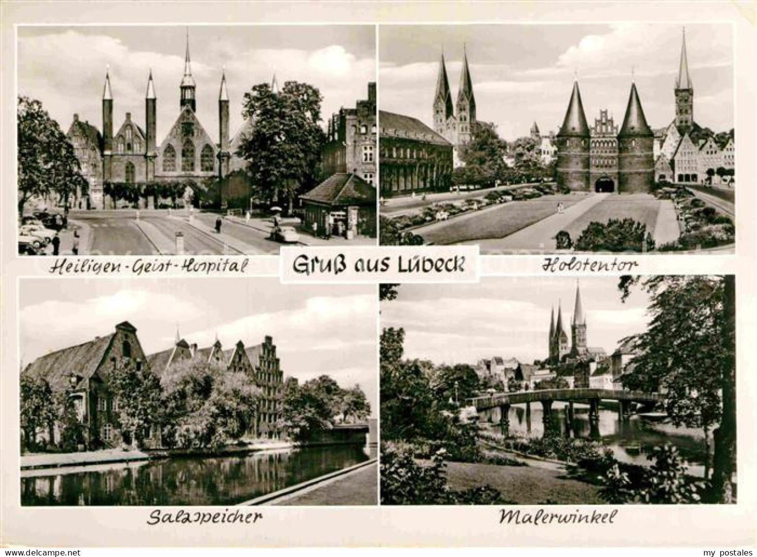 72918004 Luebeck Heiligen Geist Spital Holstentor Salzspeicher Malerwinkel Luebe - Luebeck