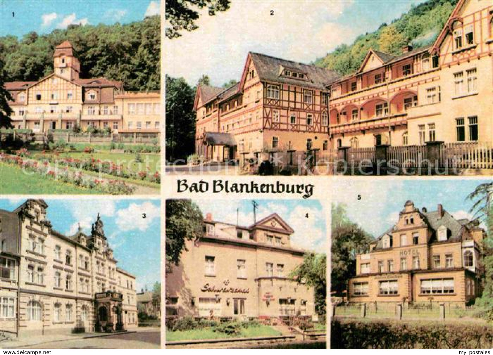 72917822 Bad Blankenburg FDGB-Heime Am Goldberg Albert-Haehnel Magnus-Poser Schw - Bad Blankenburg