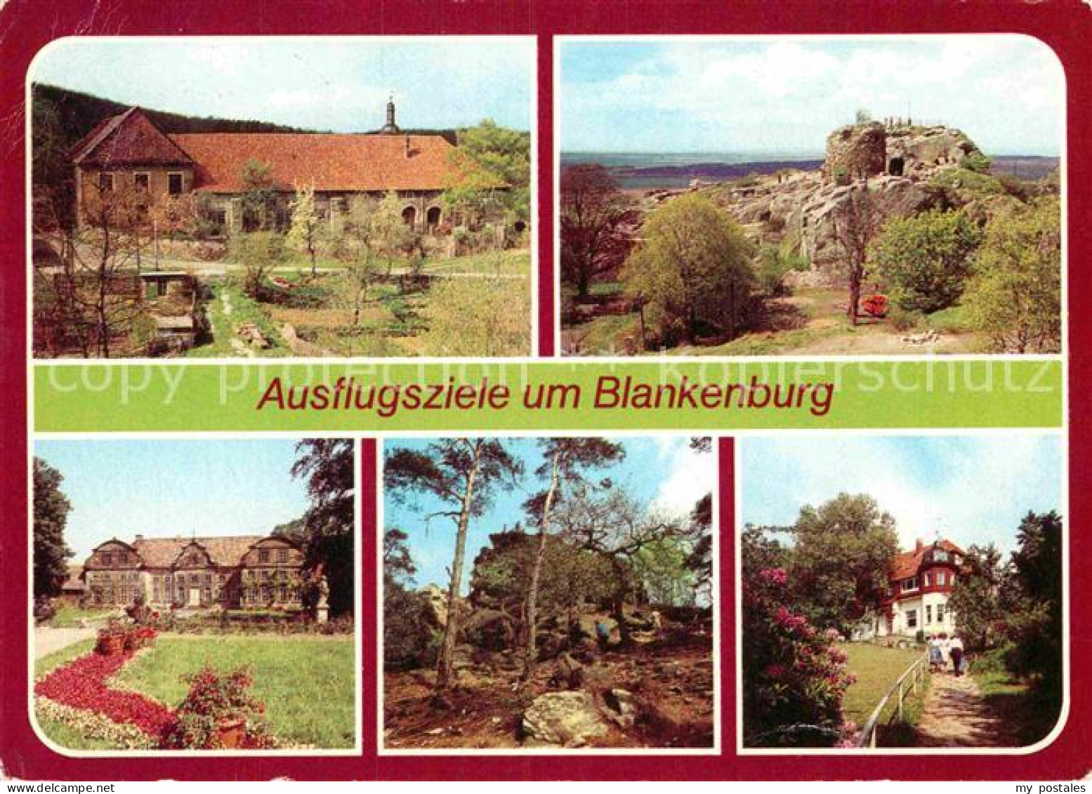 72917811 Blankenburg Harz Kloster Michaelstein Burgruine Regenstein Kleines Schl - Blankenburg