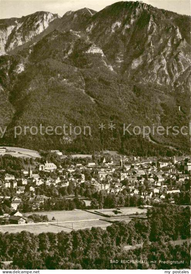 72917799 Bad Reichenhall Fliegeraufnahme Mit Predigtstuhl Bad Reichenhall - Bad Reichenhall