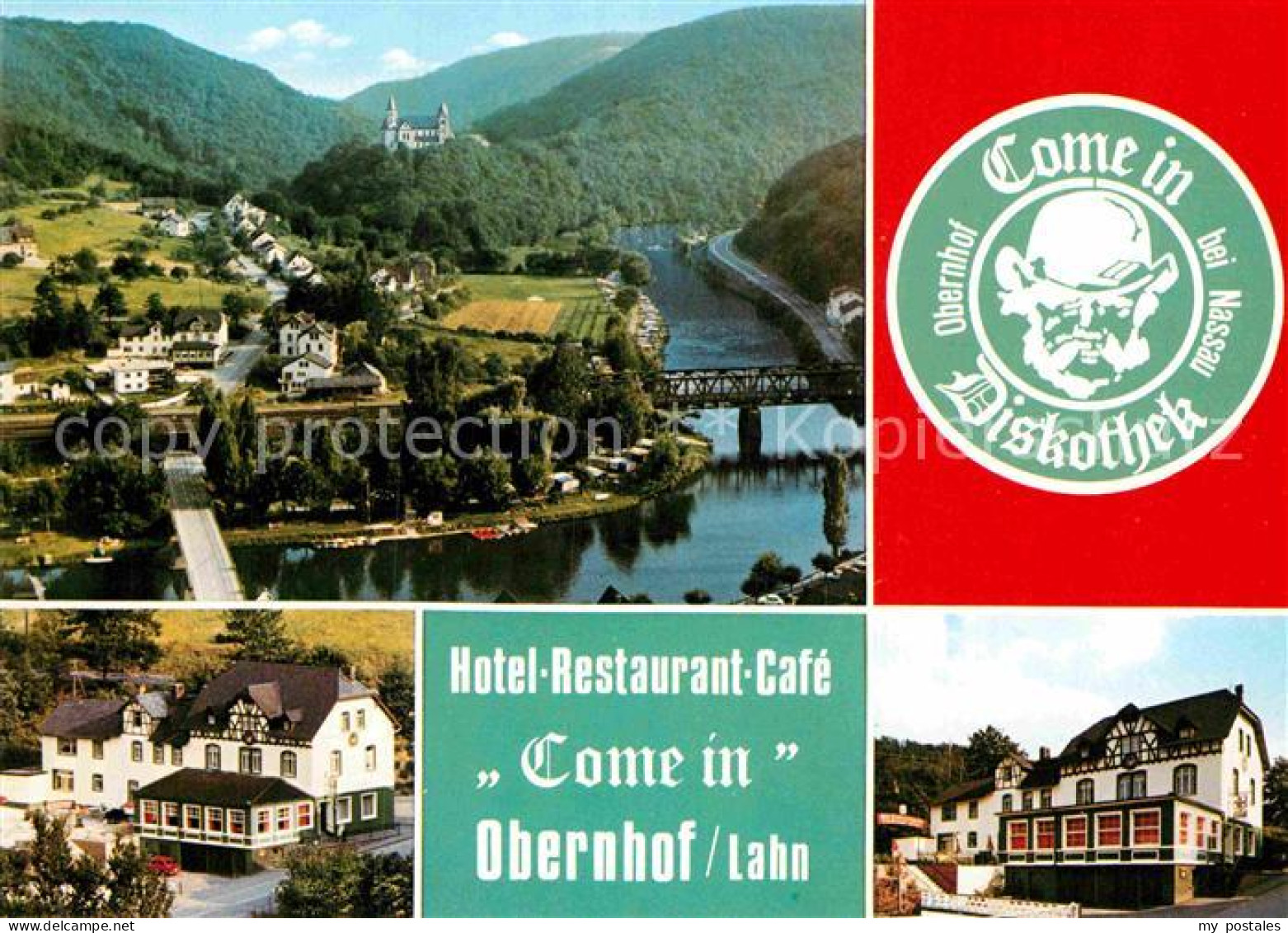 72917787 Obernhof Lahn Diskothek Come In Fliegeraufnahme Obernhof - Andere & Zonder Classificatie