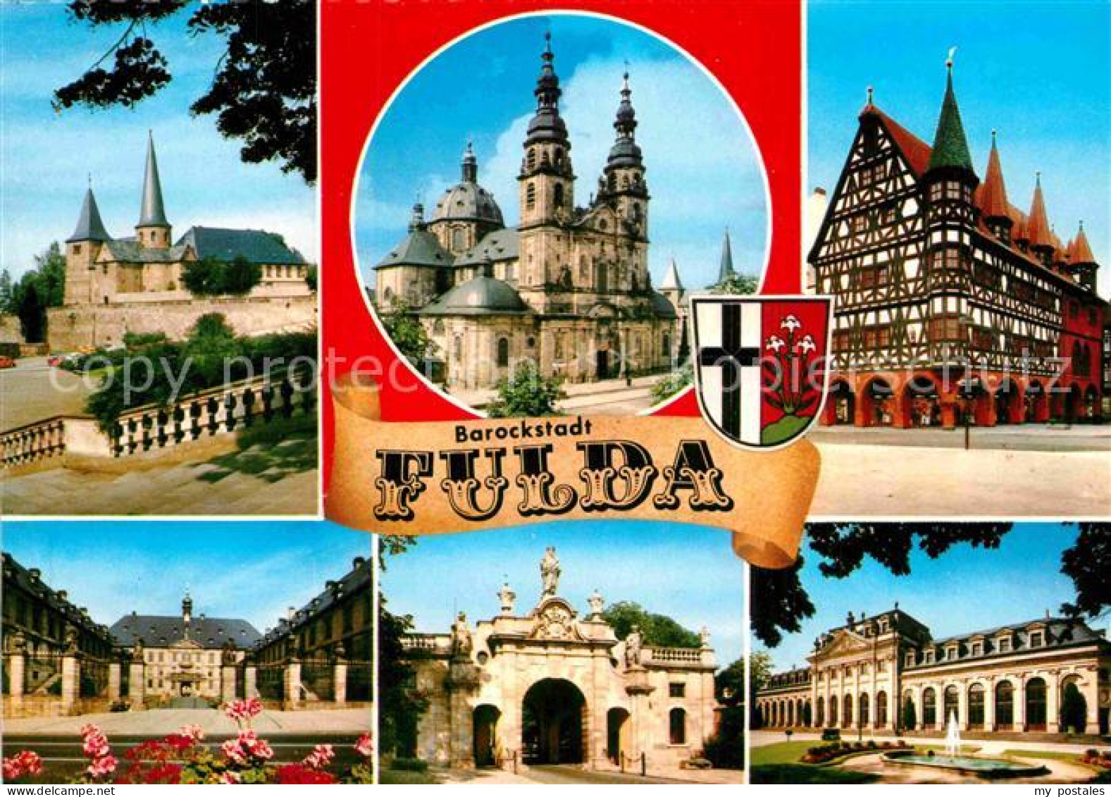 72917585 Fulda Kirche Dom Rathaus Fachwerkhaus Schloss Orangerie Fulda - Fulda