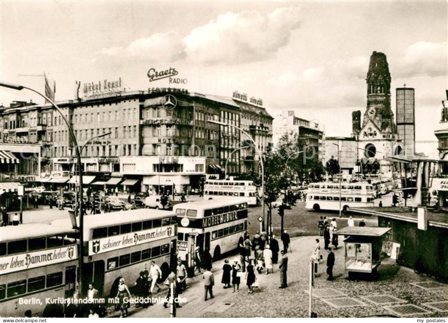 72917511 Berlin Kurfuerstendamm Gedaechtniskirche  Berlin - Altri & Non Classificati