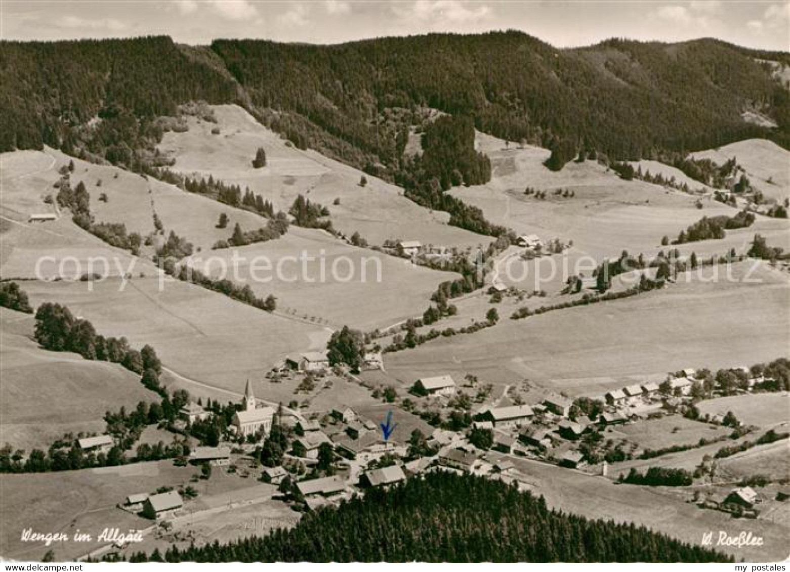 72917361 Wengen Kempten Allgaeu Fliegeraufnahme Weitnau - Andere & Zonder Classificatie