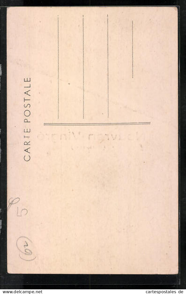 CPA Nouvron-Vingré, L`Église, La Monument Aux Morts De La Guerre  - Autres & Non Classés