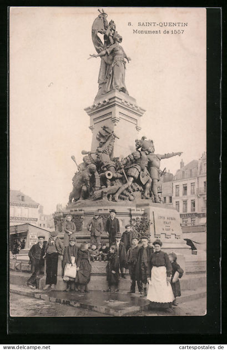CPA Saint-Quentin, Monument De 1557  - Saint Quentin