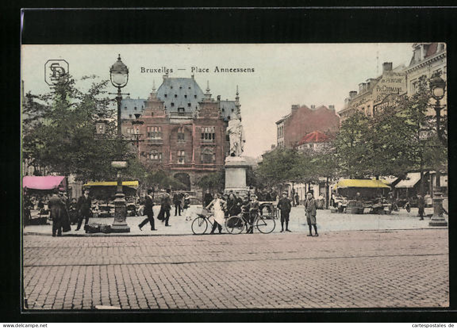 AK Brüssel / Bruxelles, Place Anneessens  - Bruxelles (Città)