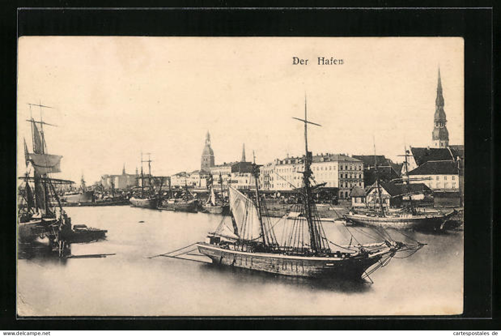 AK Riga, Der Hafen  - Lettonia