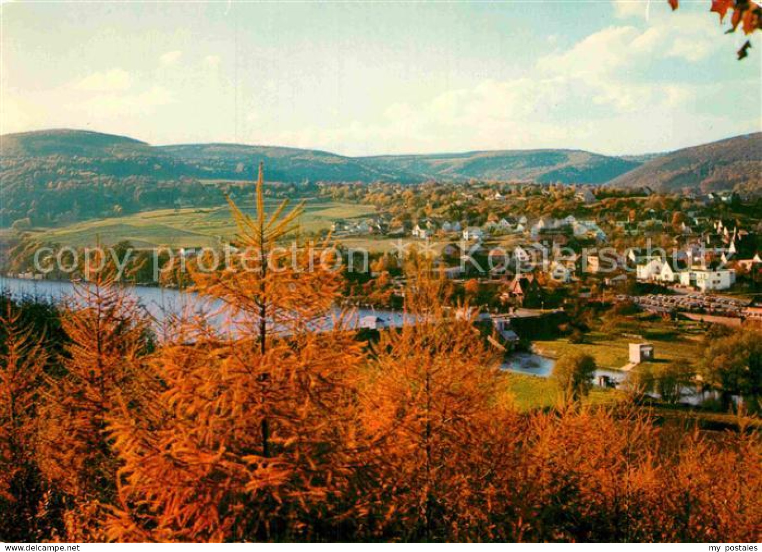 72916971 Obermaubach Panorama Mit Stausee Herbststimmung Obermaubach - Autres & Non Classés