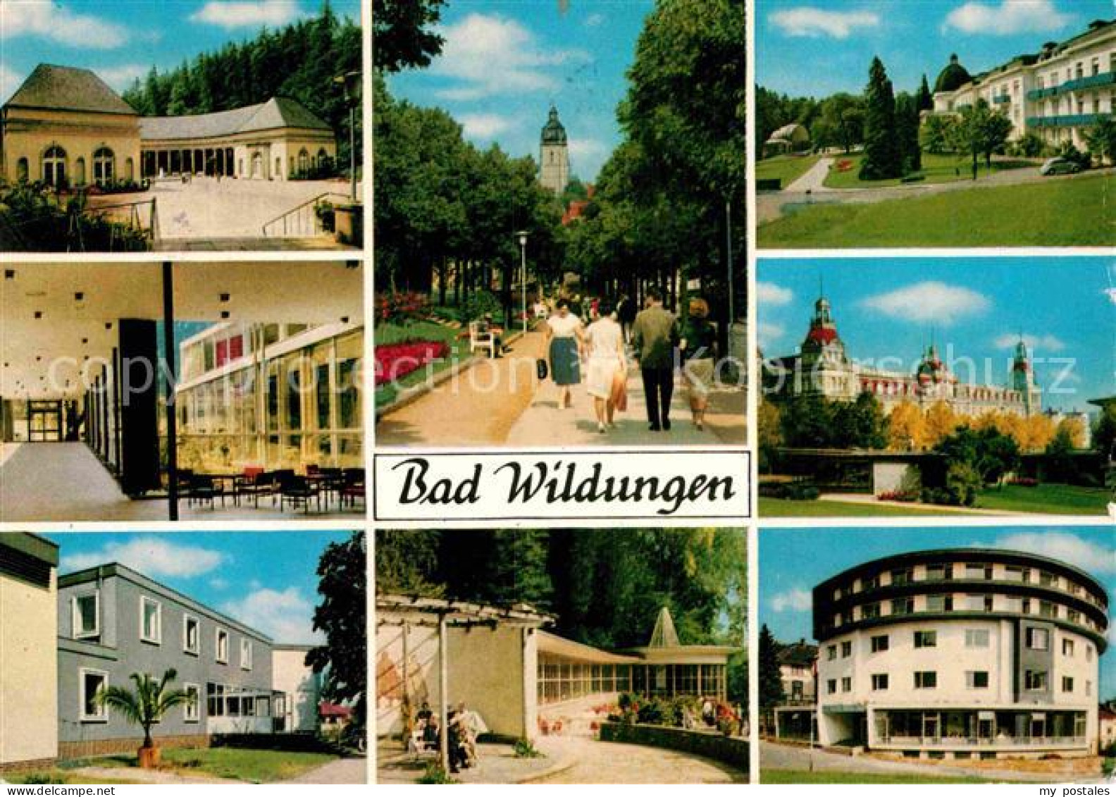 72916940 Bad Wildungen Wandelhalle Kurpark Sanatorium Fuerstenhof Kurhaus Albert - Bad Wildungen