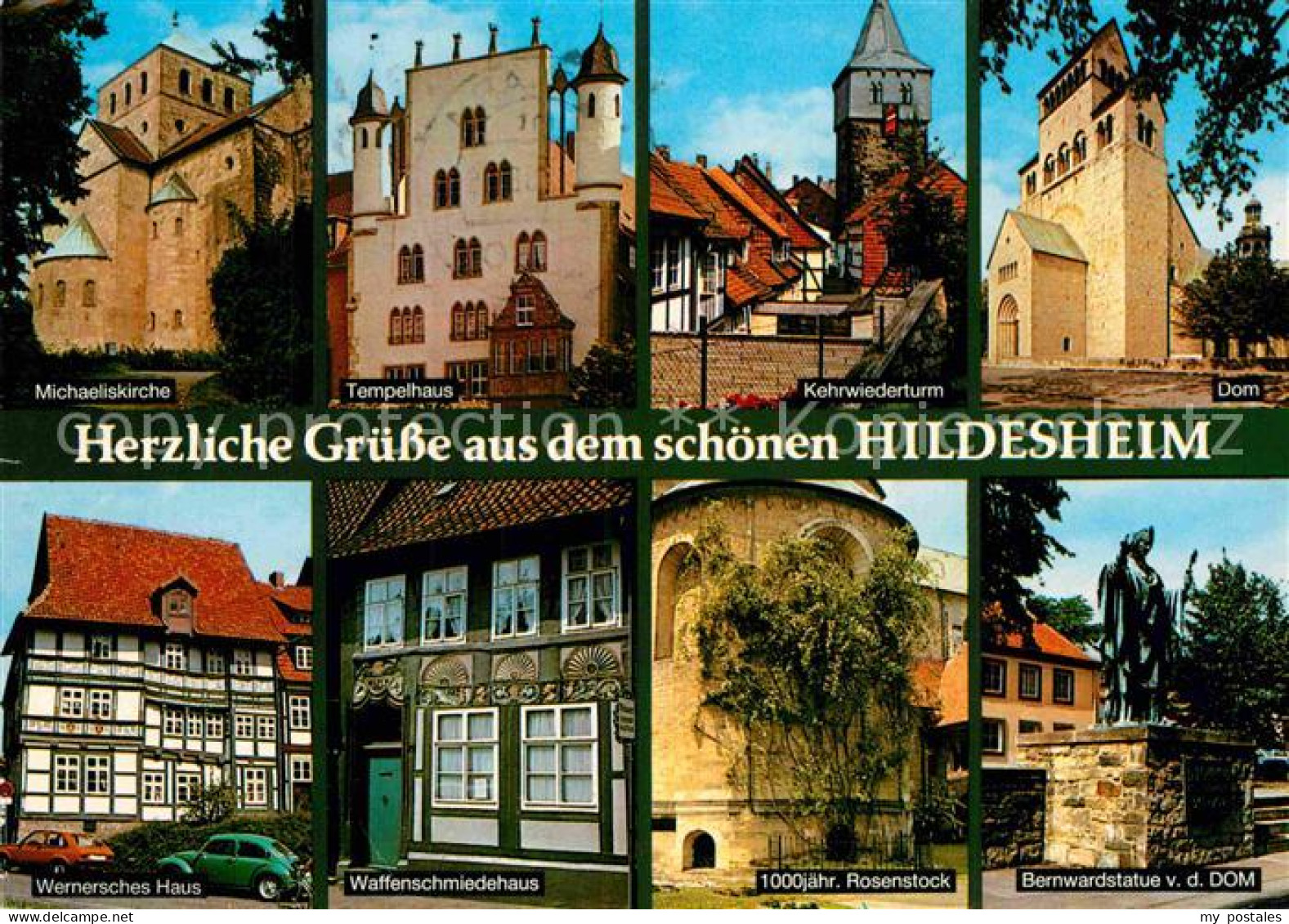 72916588 Hildesheim Michaeliskirche Tempelhaus Dom Wernersches Haus Hildesheim - Hildesheim