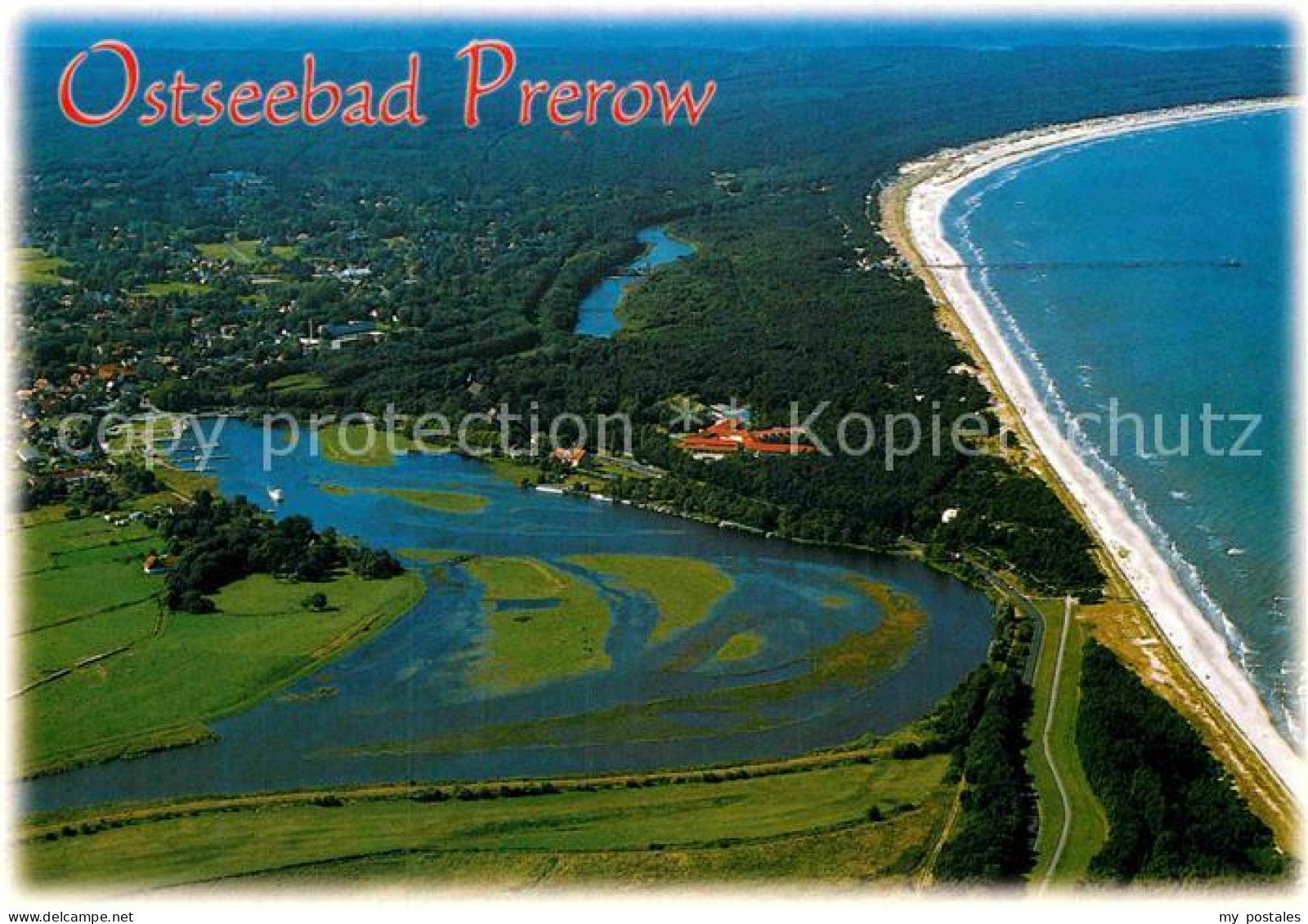 72916540 Prerow Ostseebad Fliegeraufnahme Ostseebad Prerow - Other & Unclassified