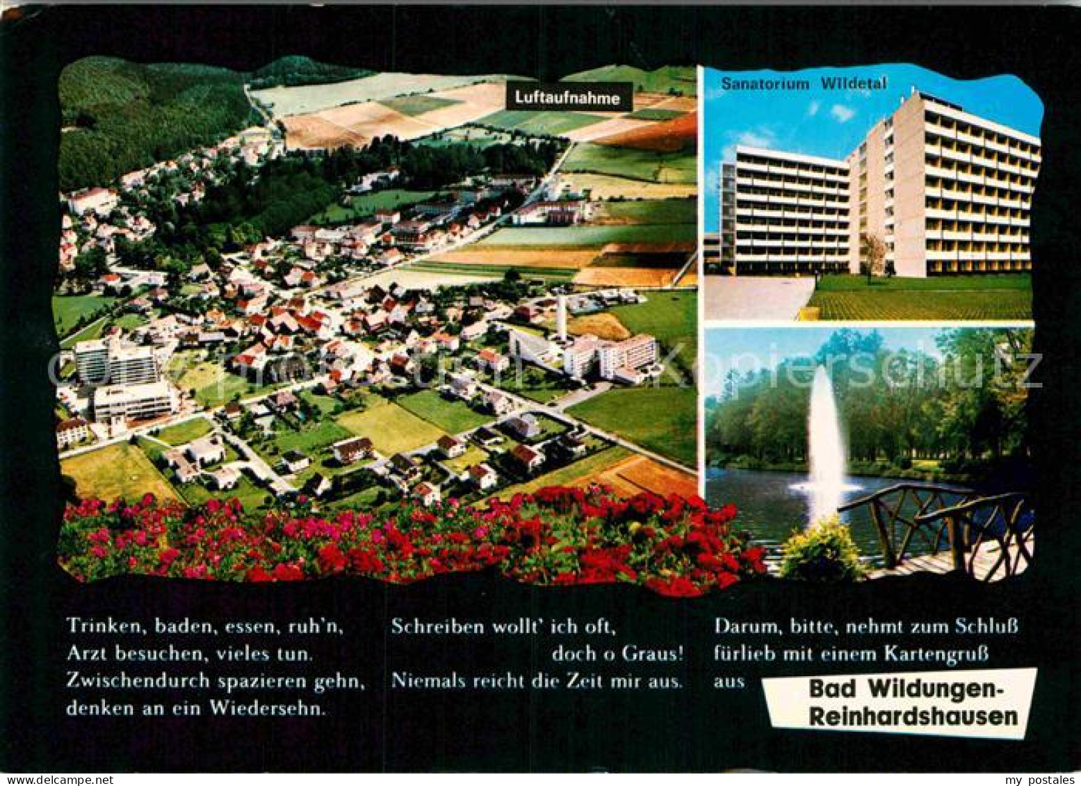 72916531 Reinhardshausen Fliegeraufnahme Sanatorium Wildetal  Albertshausen - Bad Wildungen