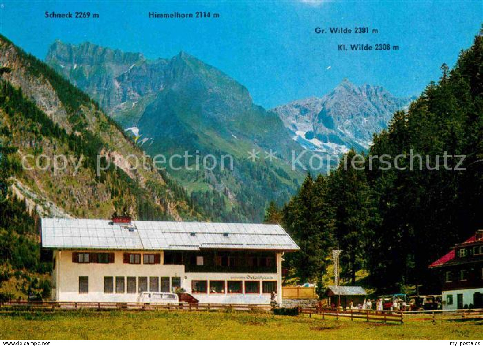 72916522 Oberstdorf Berggasthof Oytalhaus Schneck Himmelhorn Gr. Kl. Wilde  Anat - Oberstdorf