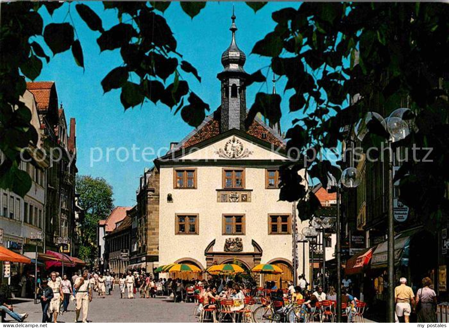 72916351 Bad Kissingen Marktplatz Fussgaengerzone Strassencafe Bad Kissingen - Bad Kissingen