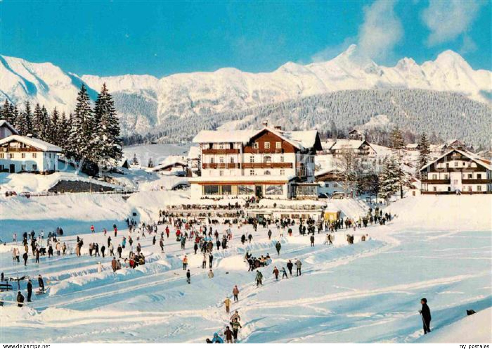 72915604 Seefeld Tirol Eisplatz Seekircherl Hotel Wetterstein  Seefeld In Tirol - Other & Unclassified