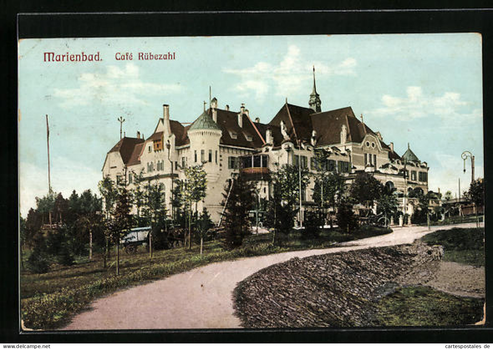 AK Marienbad, Cafe Rübezahl  - Tchéquie