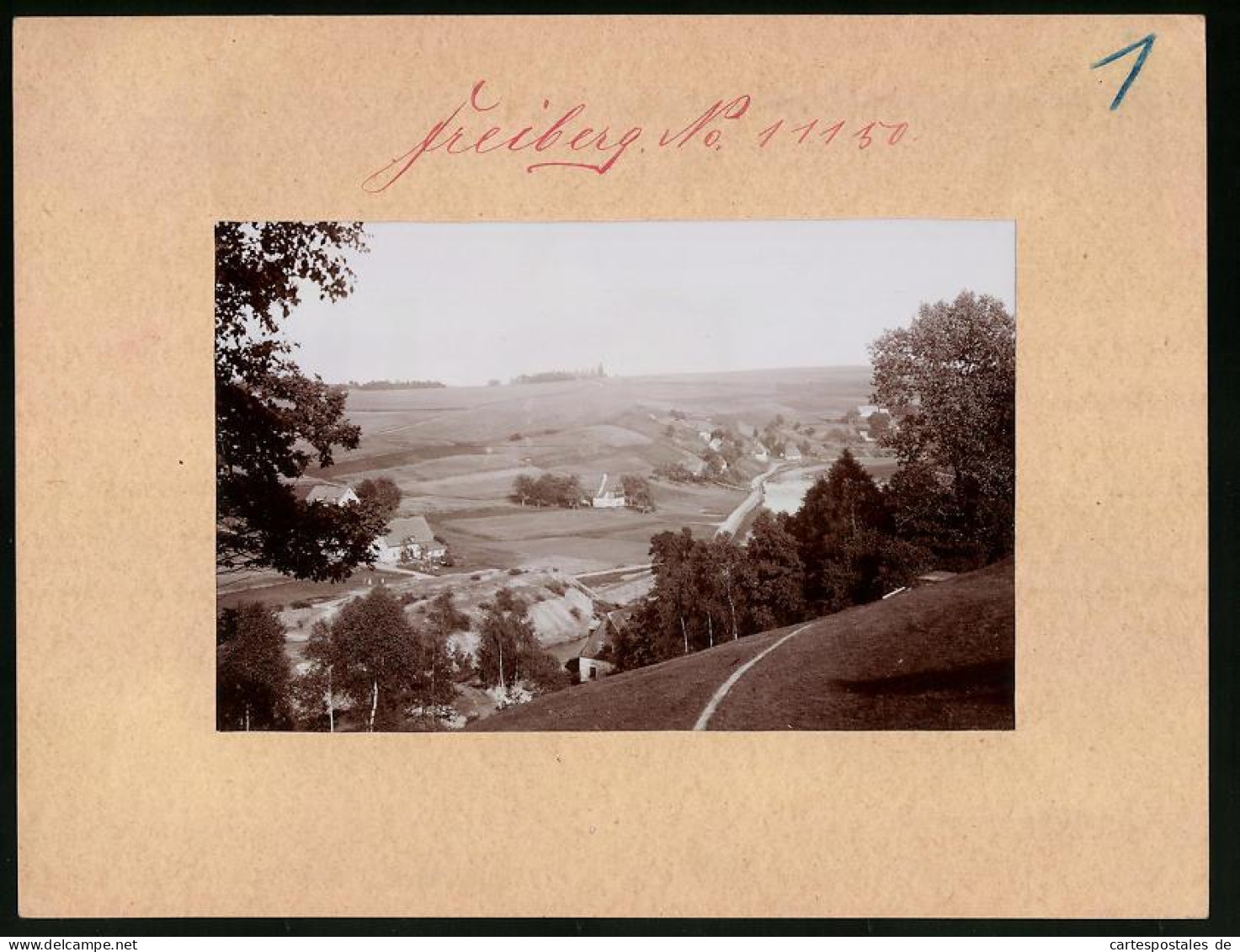 Fotografie Brück & Sohn Meissen, Ansicht Freiberg / Sachsen, Ortsrand Im Muldental  - Lugares