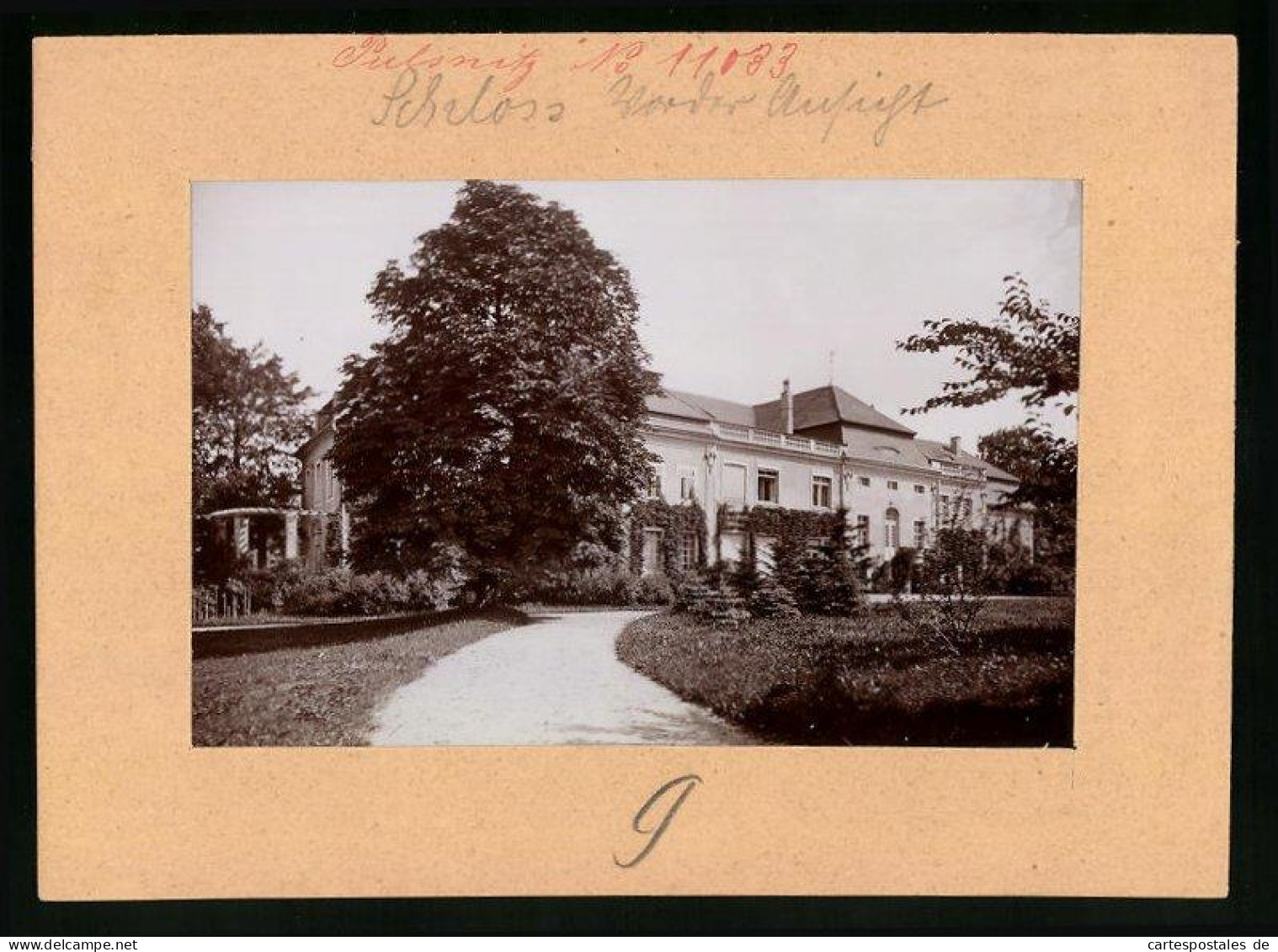 Fotografie Brück & Sohn Meissen, Ansicht Pulsnitz, Weg Zum Schloss  - Places